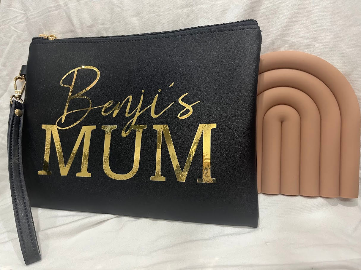 Personalised Nappy Clutch