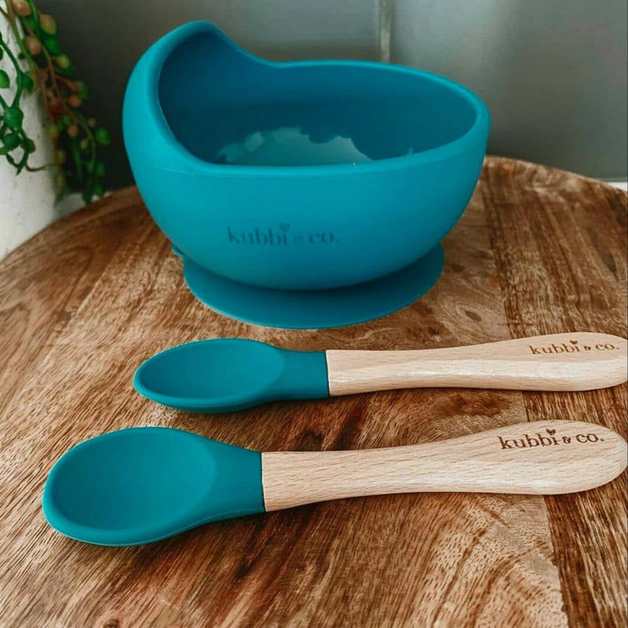 Thumbnail: Silicone Bowl & Spoon set