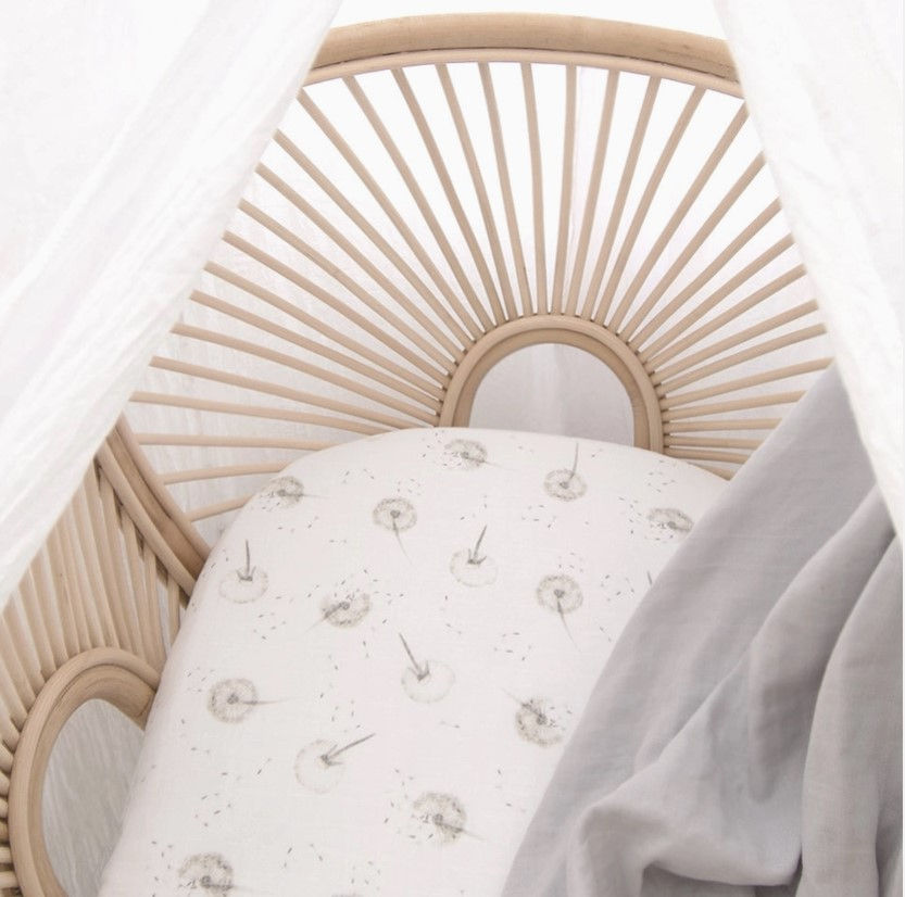 Thumbnail: Cotton Bassinet Sheets Twin Pack