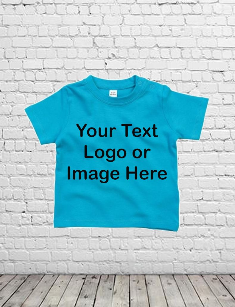 Thumbnail: Custom Print Unisex Baby/Toddler T-Shirt