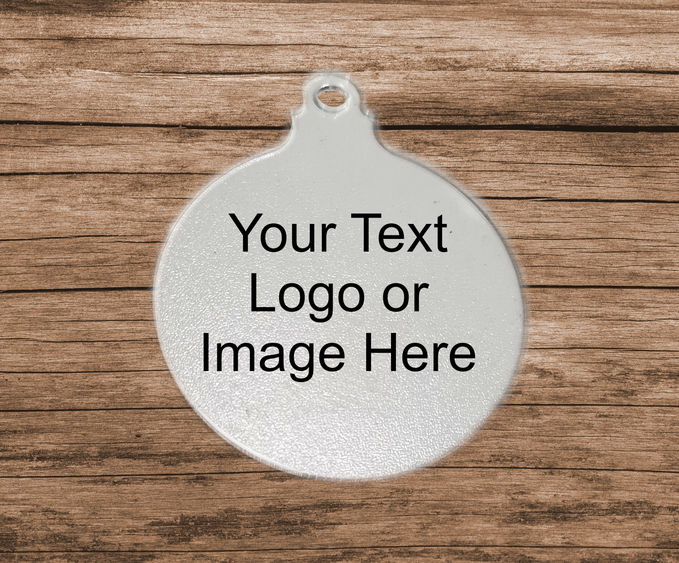 Round Hanging Clear Acrylic