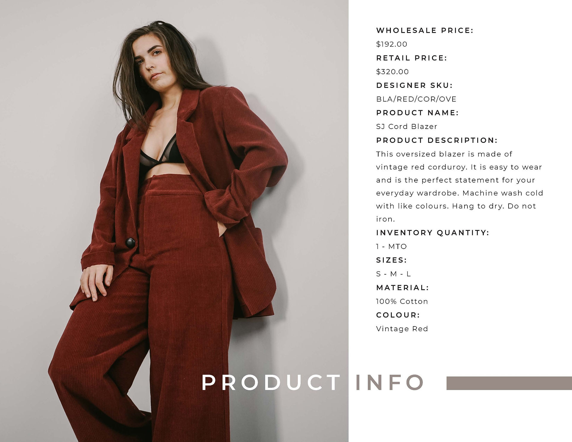Look 3 Info: LJ Studio 19/20 Lookbook