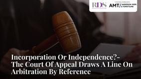 Incorporation Or Independence?- The Court Of Appeal Draws A Line On Arbitration By Reference