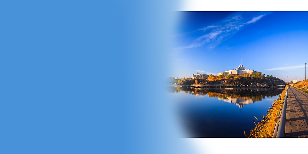 View of Science North and boardwalk along Hermits Bay of Ramsey Lake in Sudbury representing REALTORS® and Sudbury real estate market.
