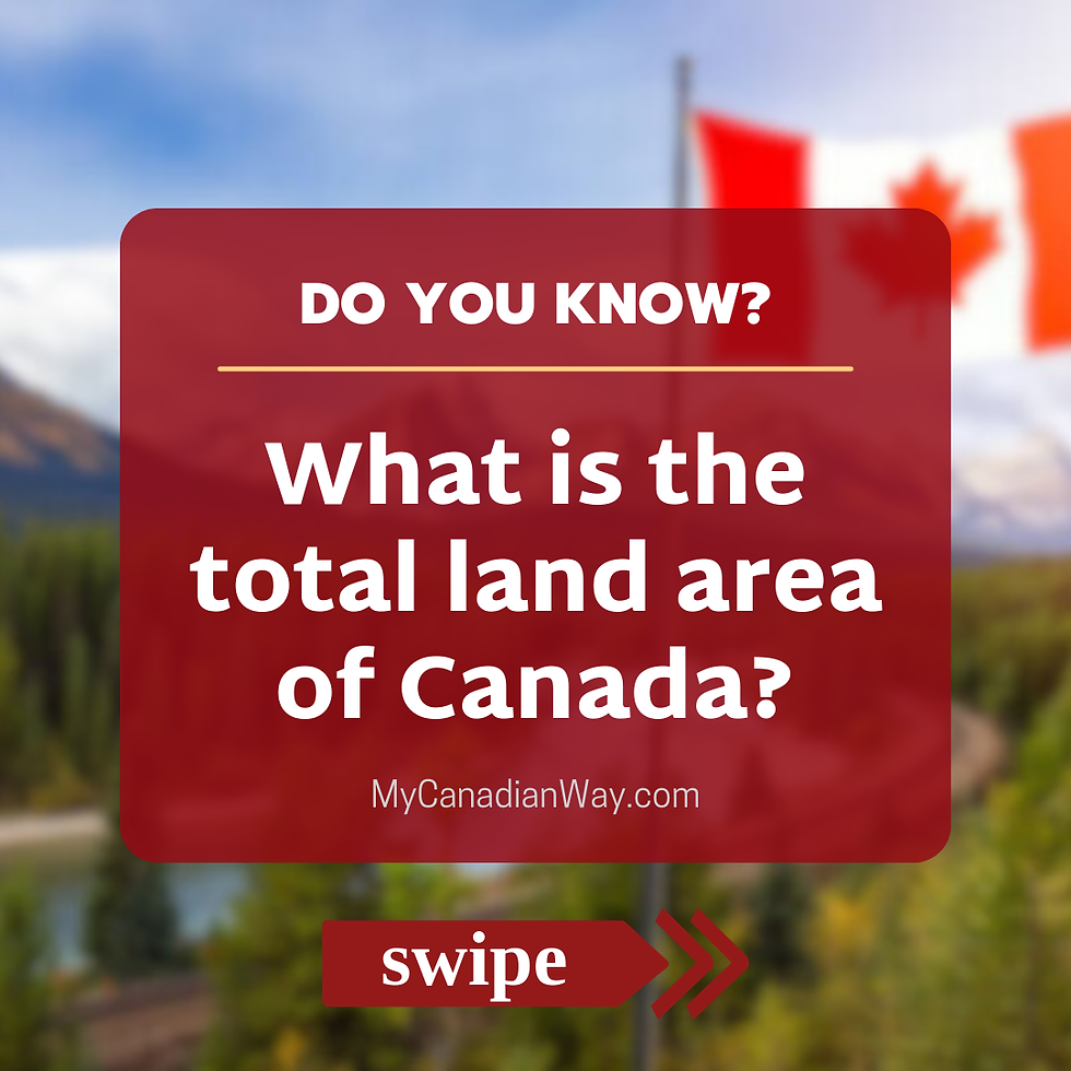 Canada’s Total Land Area: A Must-Know Fact for the Citizenship Test - Canadian Citizenship Test preparation