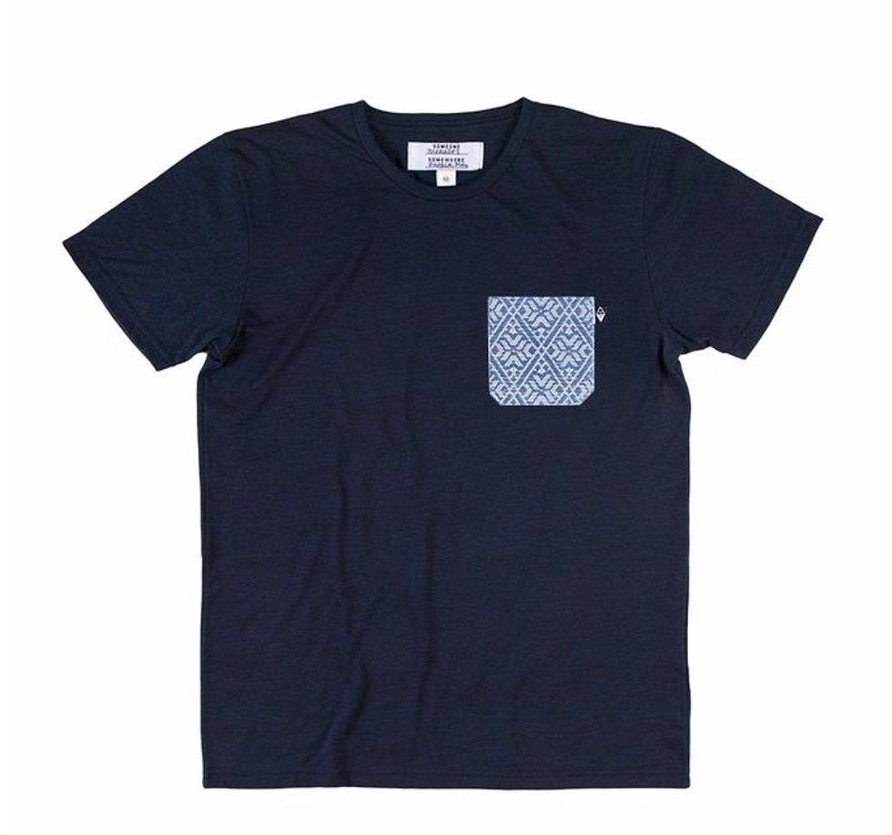 T-shirt Pocket Navy