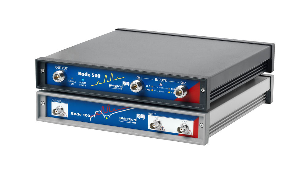 Thumbnail: Omicron Bode 500 Vector Network Analyzer and Bode 100