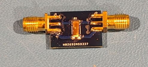 Depiction of 37 µΩ known DUT.