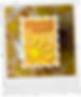 an orange stamp sticker that has a yellow sun and says “relax and enjoy.” The orange stamp is watercolor paint.