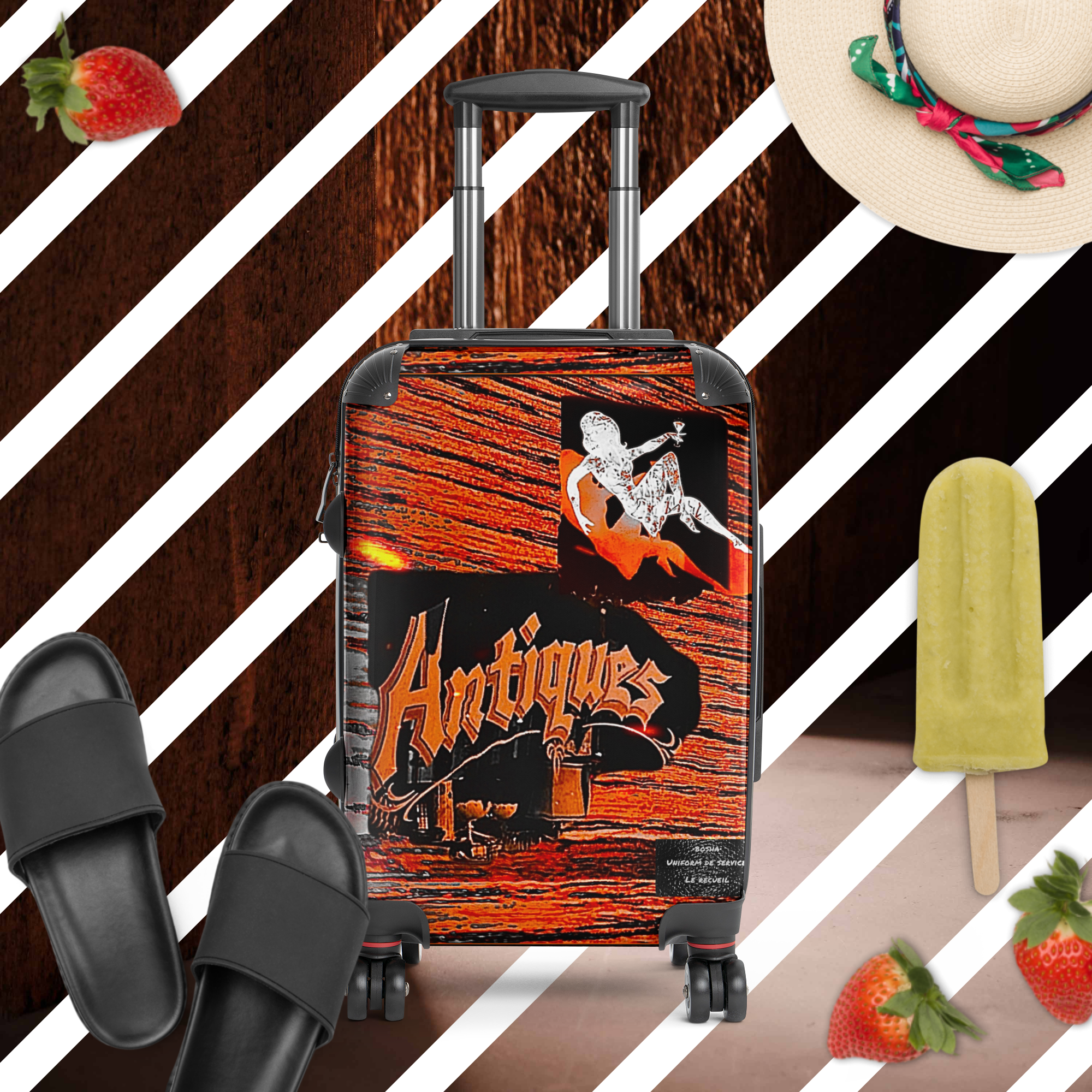 Hard-shell suitcase