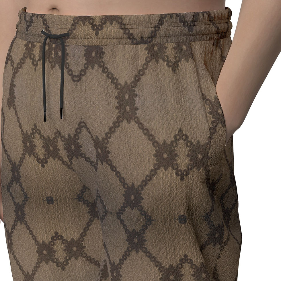 Thumbnail: Pillow Love-  Unisex Textured Casual Pants