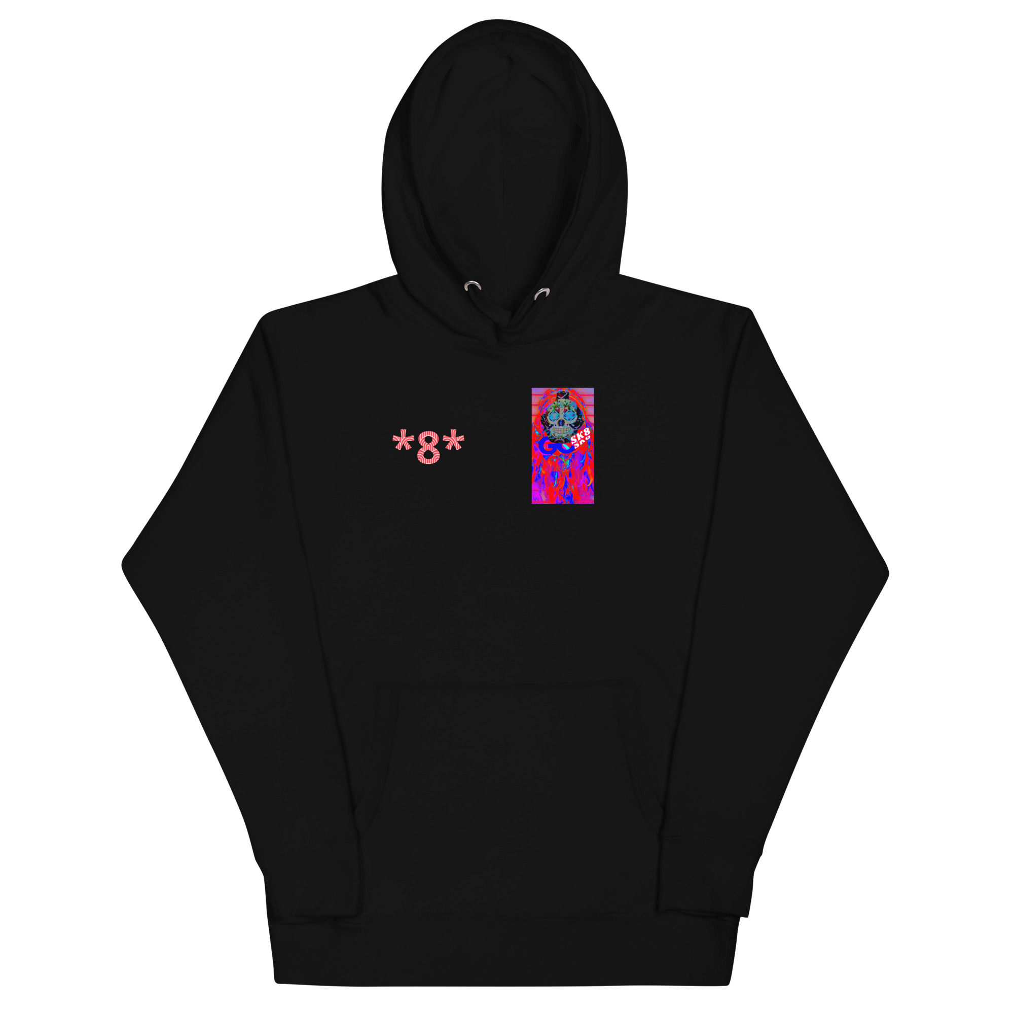 Unisex GOSK8 skull Hoodie