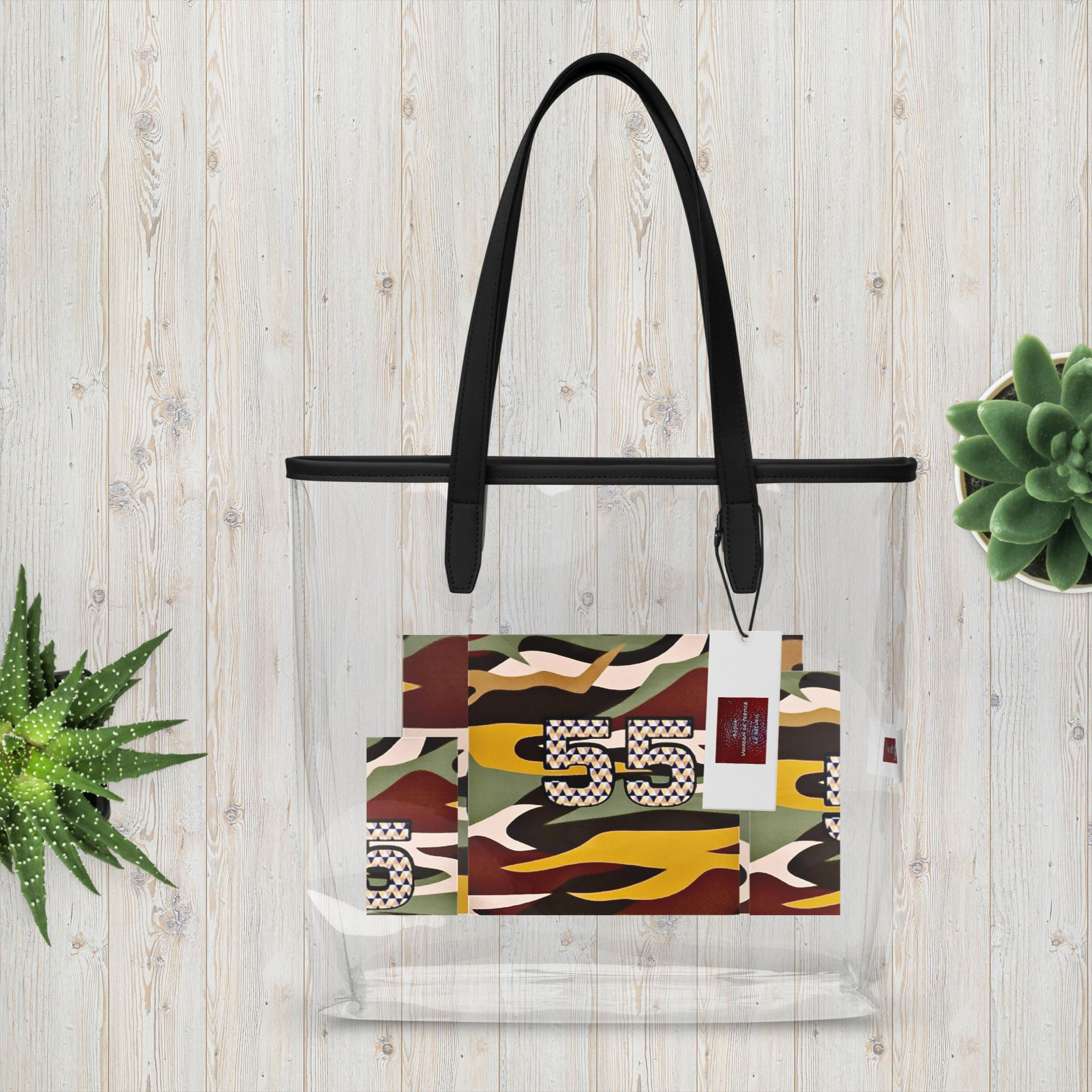 Clear tote bag