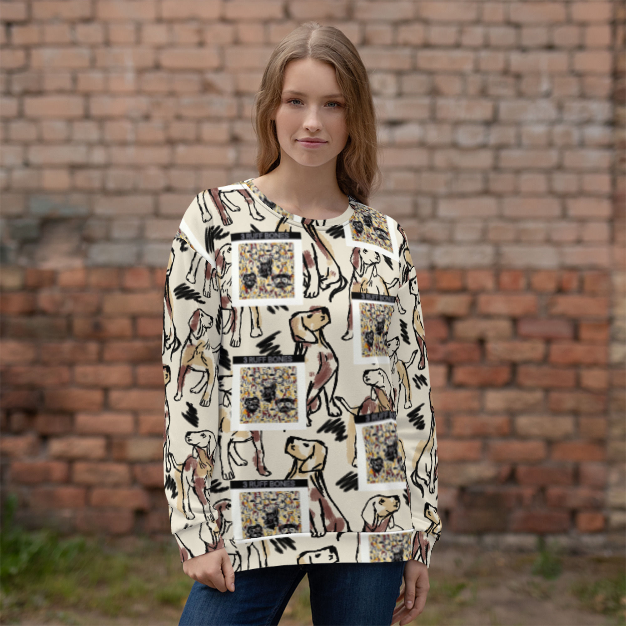 3 RUFF Unisex Sweatshirt