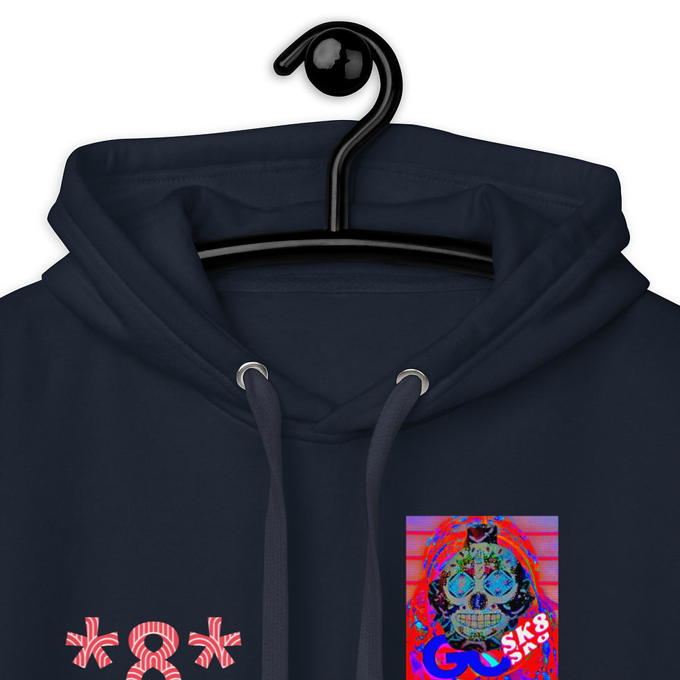 Thumbnail: Unisex GOSK8 skull Hoodie