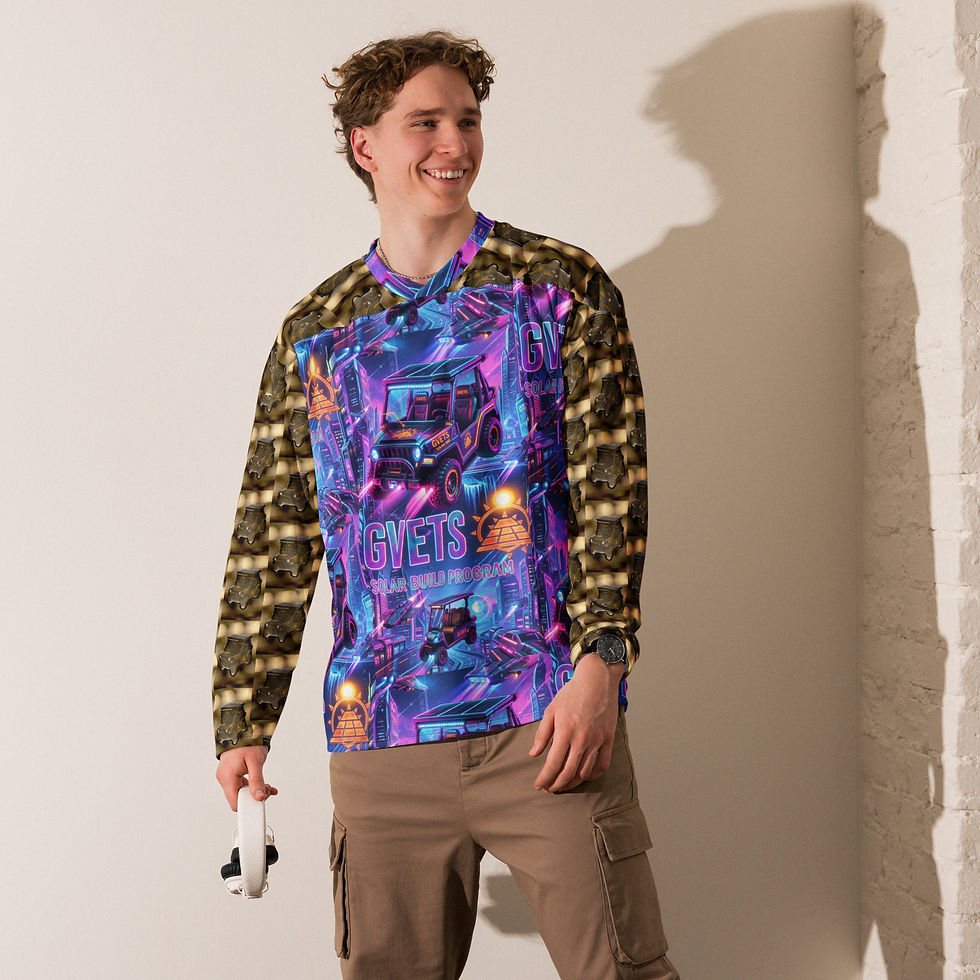 Thumbnail: Recycled hockey fan jersey
