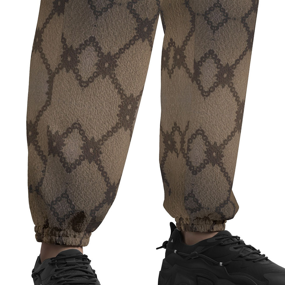 Thumbnail: Pillow Love-  Unisex Textured Casual Pants