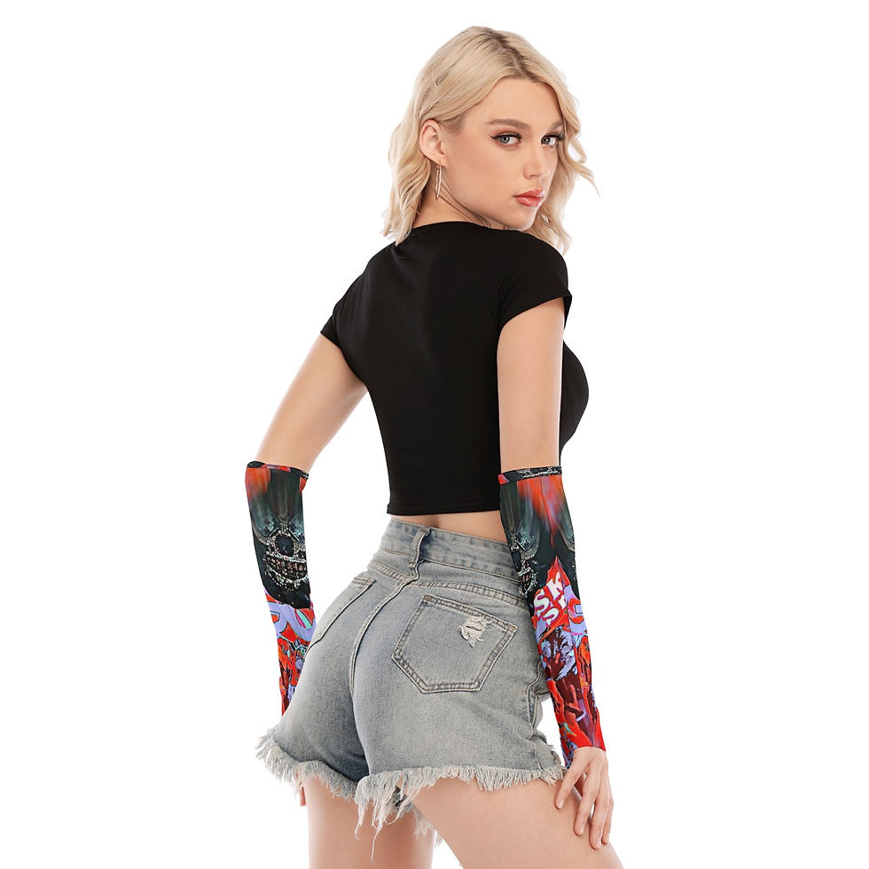 Thumbnail: Diamond skull Unisex Gloves