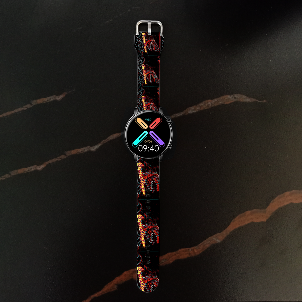 Thumbnail: Shark bait -Bluetooth Smartwatch with Blood Pressure & Heart Rate Monitoring