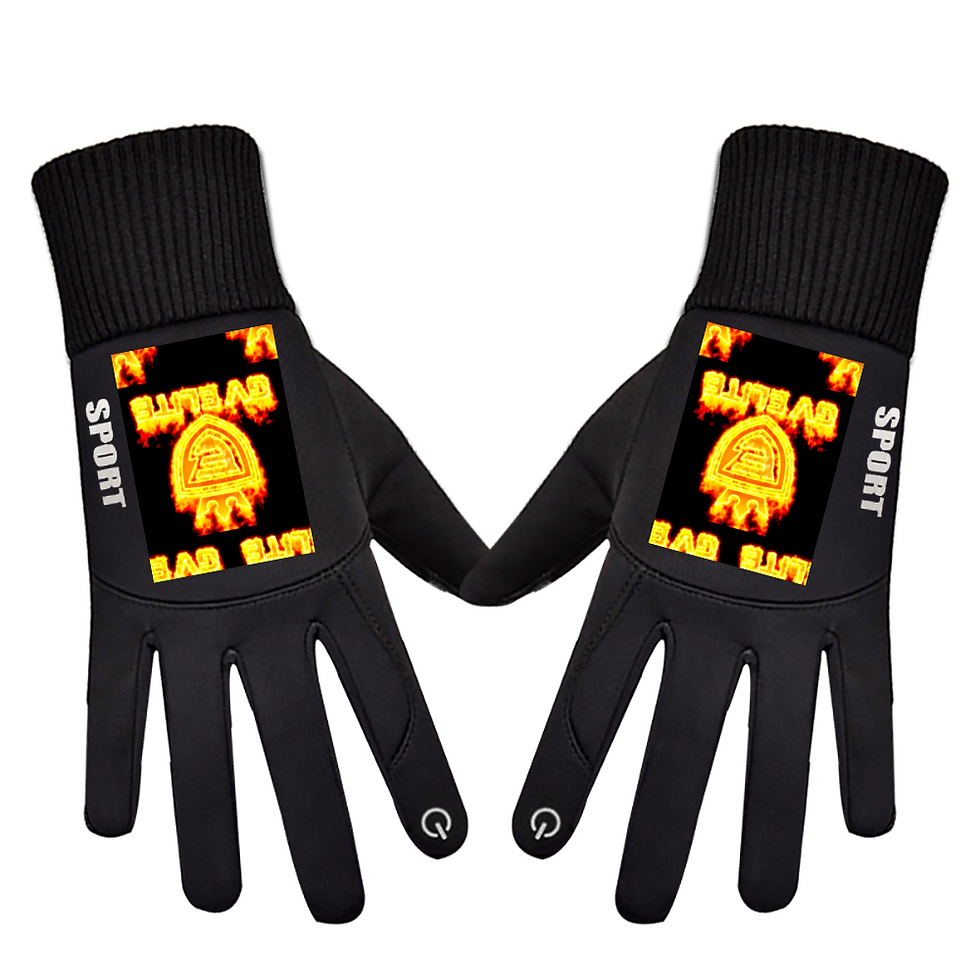 Custom Outdoor Activities Full Finger Gloves Touch Screen Plush Gloves