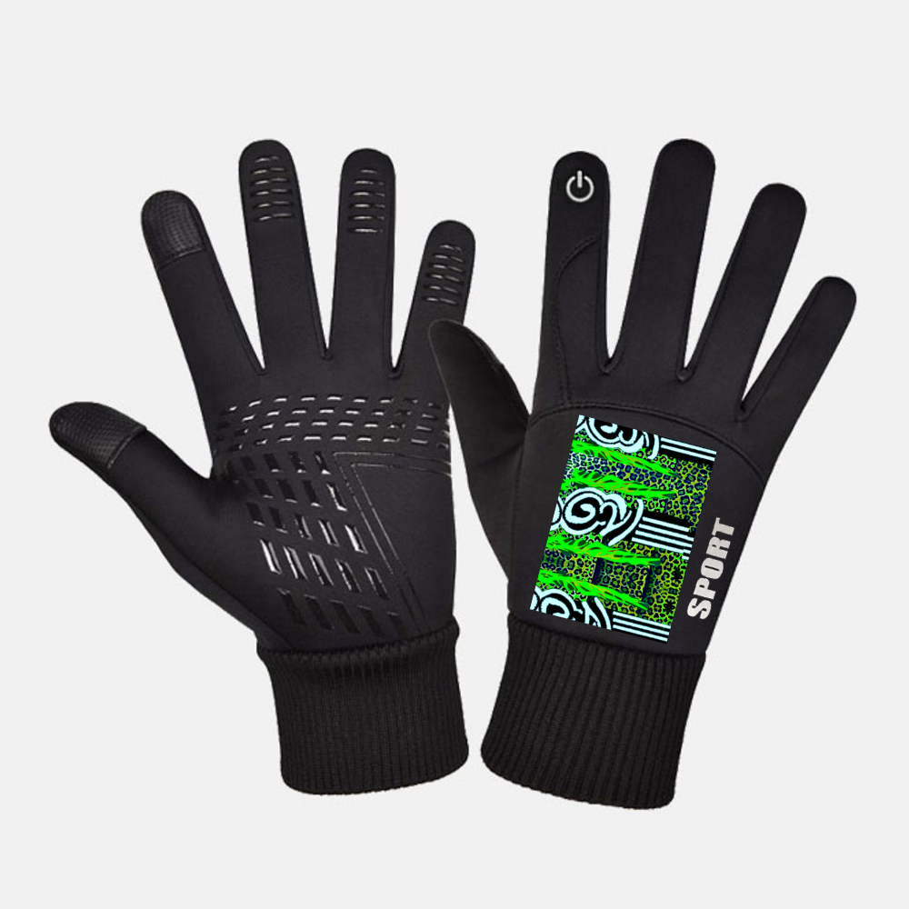 Outdoor Activities Full Finger Gloves Touch Screen Plush