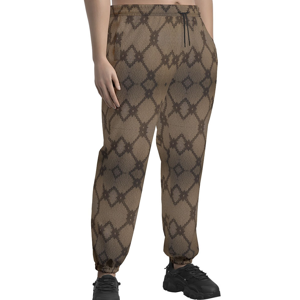 Thumbnail: Pillow Love-  Unisex Textured Casual Pants