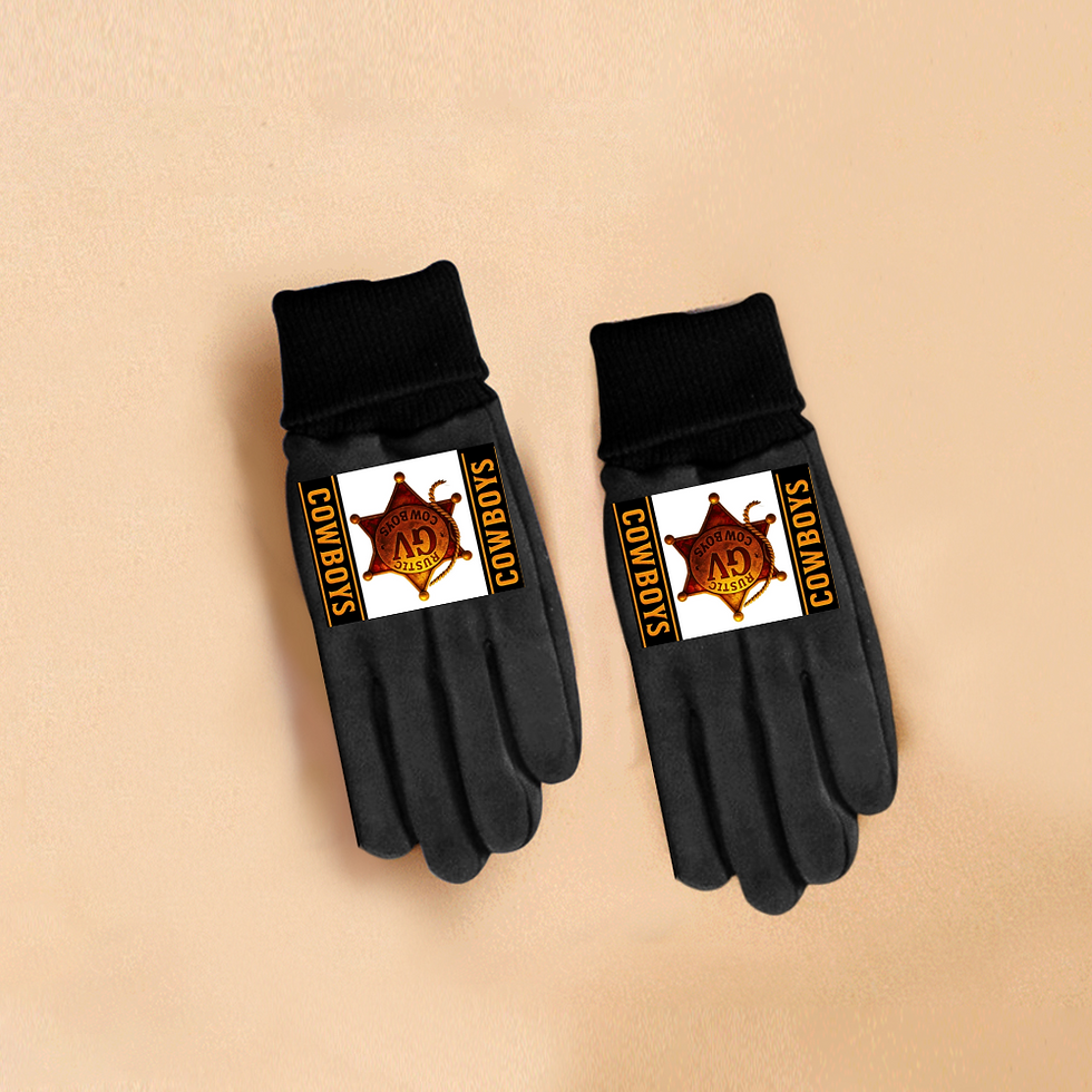 Thumbnail: Unisex Suede Gloves Winter Gloves With Sensitive Touch Screen Fingers