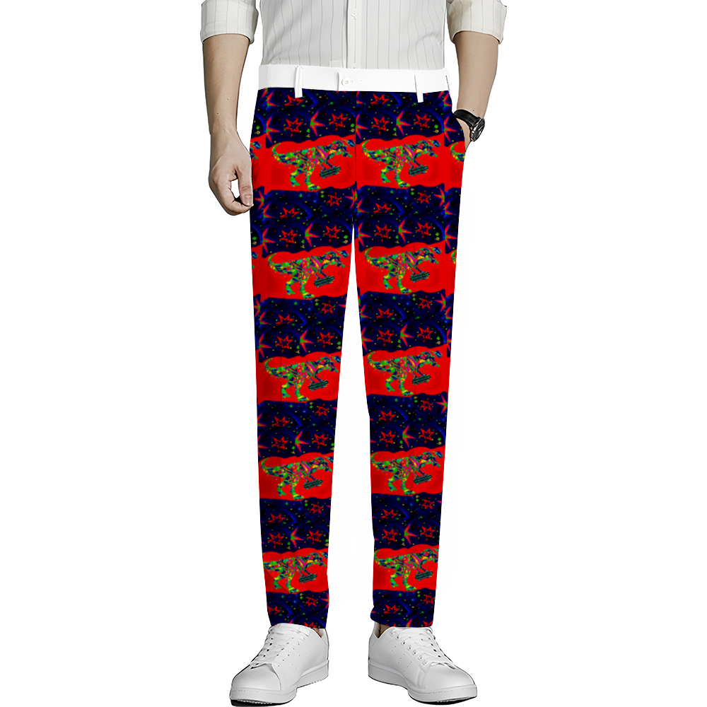 Custom Unisex Stretch Dress Pants Slim Fit Skinny Suit Pants