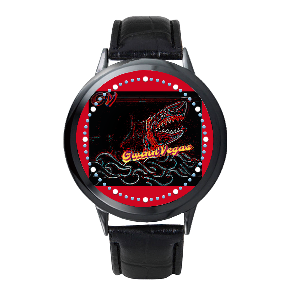 Shark life Watch Black LED Touch Screen Watch