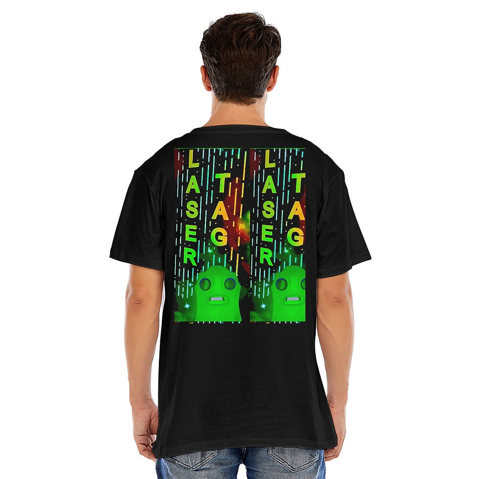 Thumbnail: LASER/TAG- Unisex Oversized Short Sleeve T-shirt | 180GSM Cotton (DTF)
