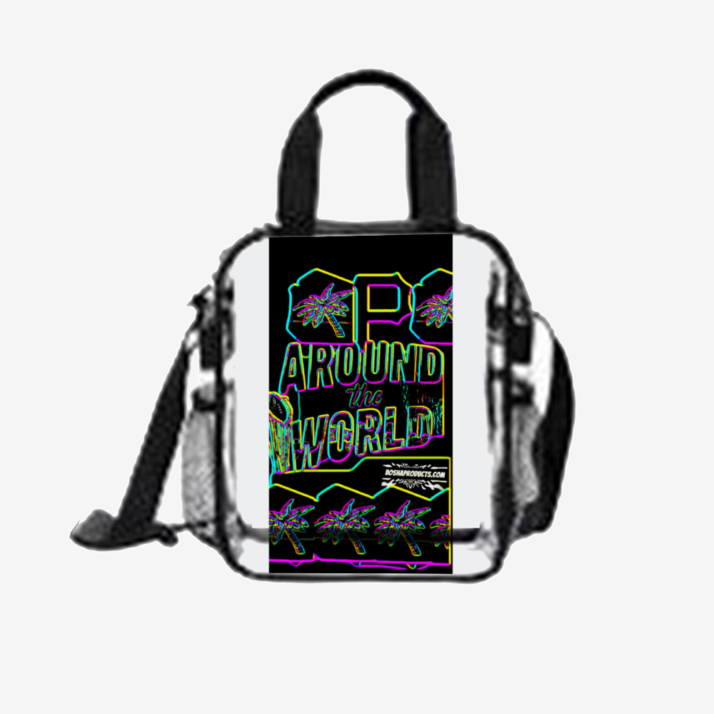 Shoulder Bag Meal Kit Bag Large Capacity PVC Transparent Stadium Approved Bag