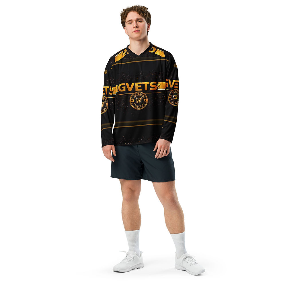 Thumbnail: Recycled hockey fan jersey