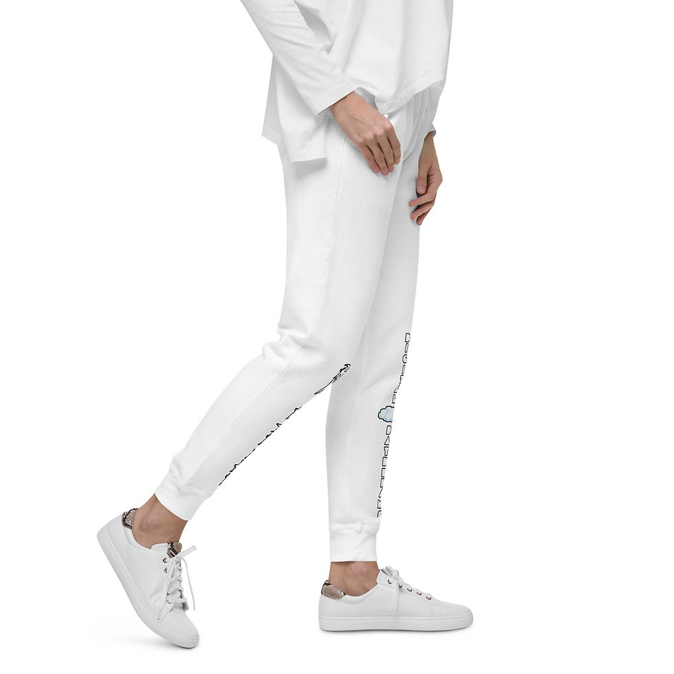 Thumbnail: Digital Daydreams Unisex Tight-Knit Fleece Sweatpants