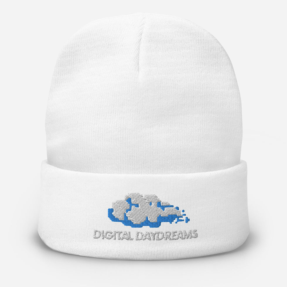Thumbnail: Digital Daydreams Embroidered Beanie