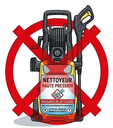 Nettoyeur HP interdit