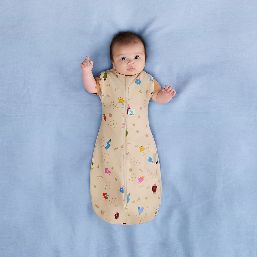 Thumbnail: Cocoon Swaddle Bag 1.0 TOG Birthday Blobs