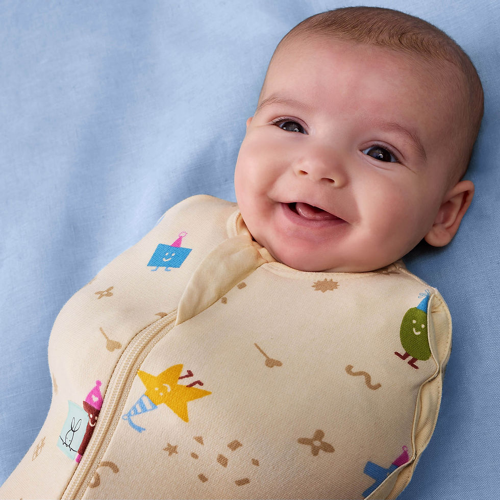 Thumbnail: Cocoon Swaddle Bag 1.0 TOG Birthday Blobs