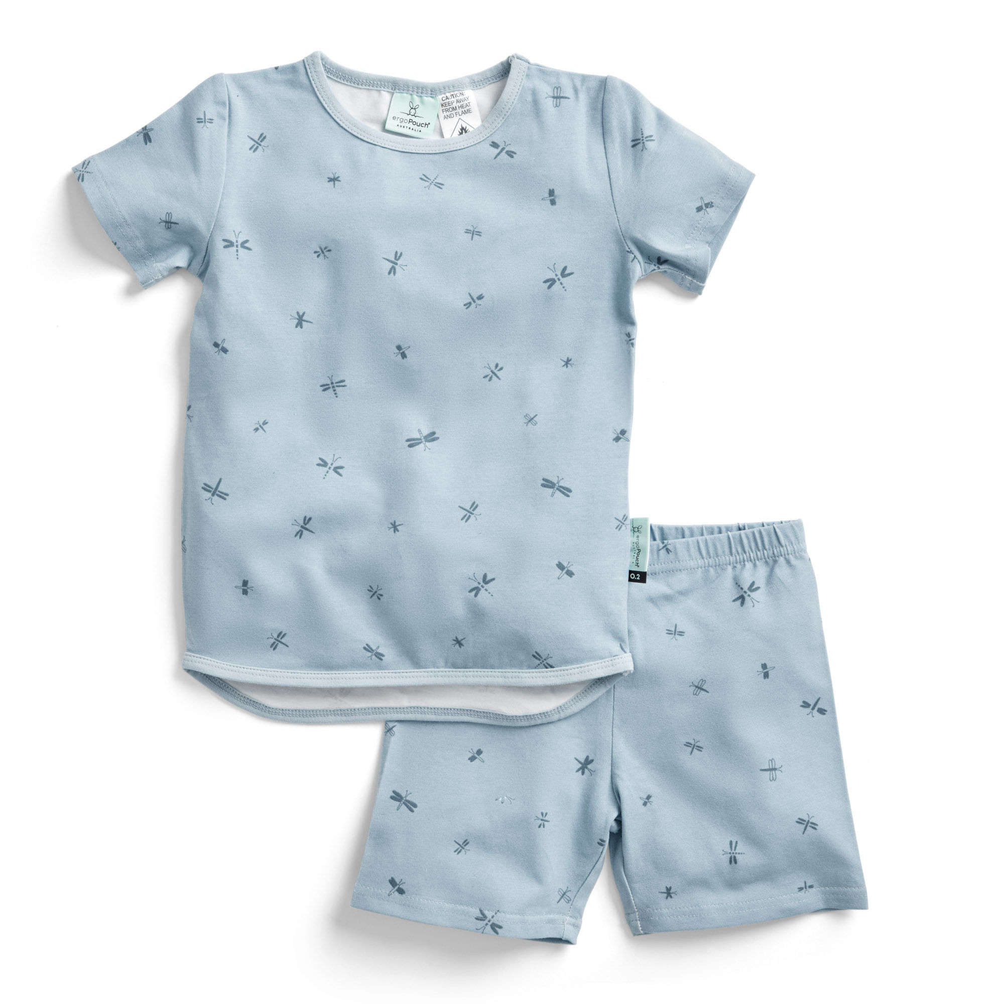 Short Sleeve Pyjamas 0.2 TOG Dragonflies