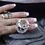 Thumbnail: Conus. Currency antique conus shell, shibuichi, sterling ring