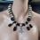Thumbnail: Reverence- Sterling, African beads, old glass beads necklace