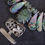 Thumbnail: Pastel- Solid sterling, Paua shell, labradorite, agate, prehnite necklace