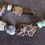 Thumbnail: Water, old distressed turquoise, sea sediment, sterling bracelet