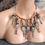 Thumbnail: Thai- copper, amethyst, fluorite, quartz Bold necklace