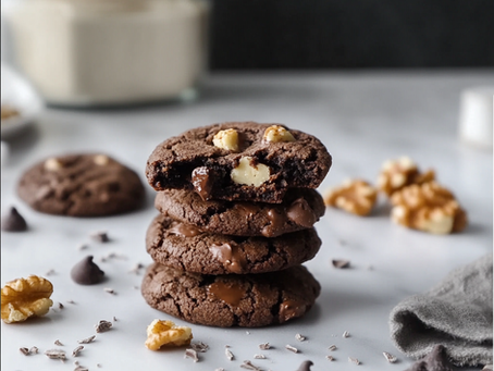 Chocolate Walnut Cookies—A Rich and Decadent Treat Packed with Gooey Chocolate and Crunchy Walnuts