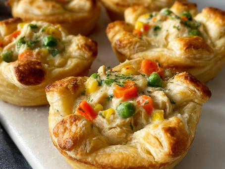 Quick & Easy Mini Chicken Pot Pies: Comfort Food Baked Into Golden Biscuit Cups