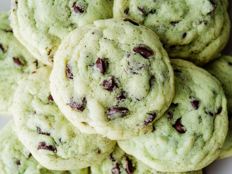 Pistachio Pudding Chocolate Chip Cookies That Bake Up Thick And Pillowy