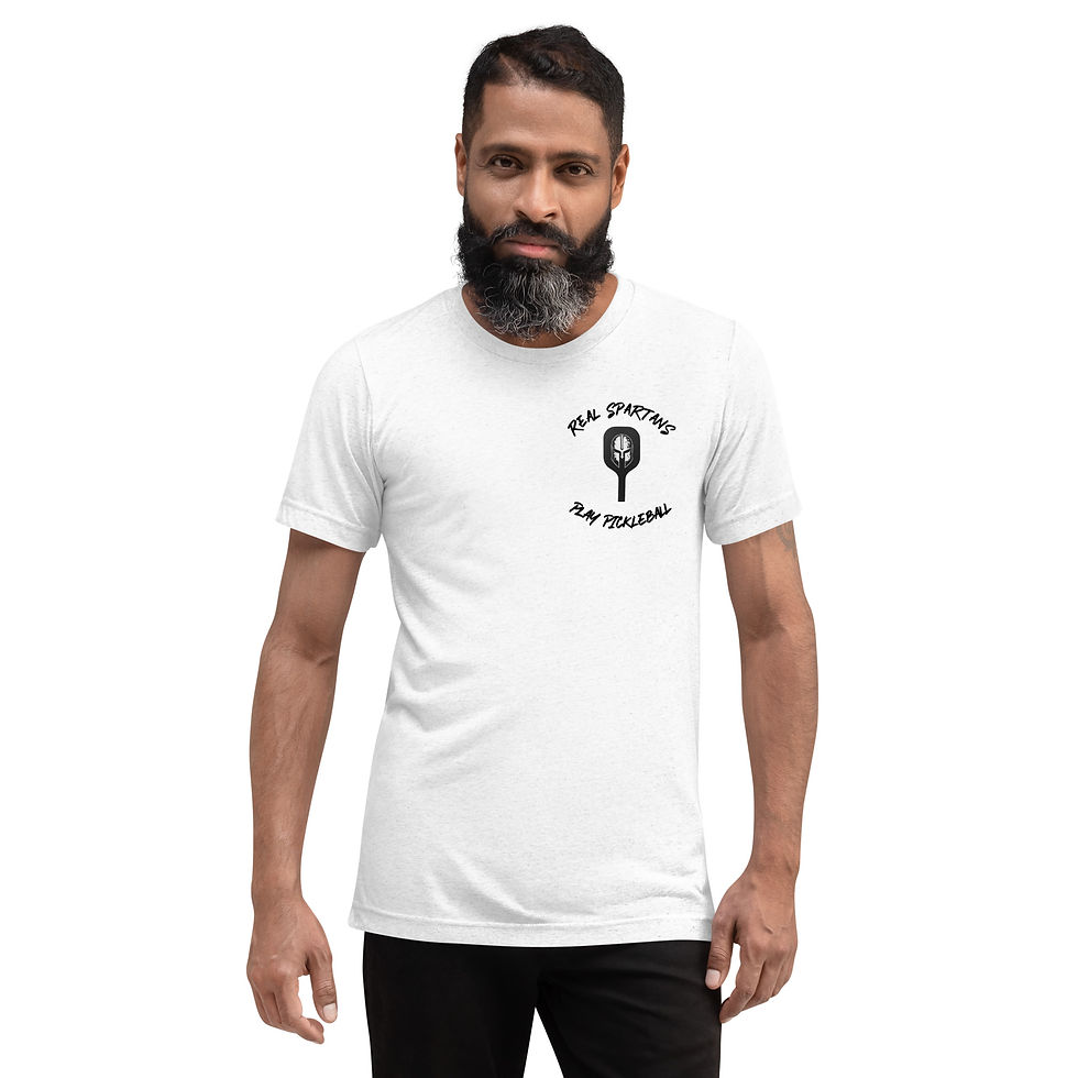 Thumbnail: Spartan Mens and Womens T-shirt Pickleball Shirt Front Back