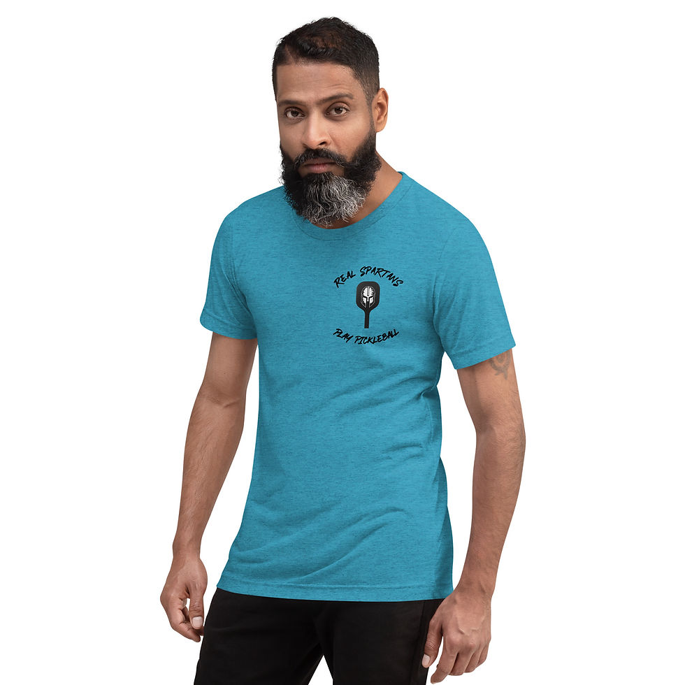 Thumbnail: Spartan Mens and Womens T-shirt Pickleball Shirt Front Back