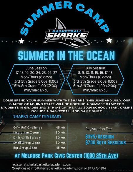 Travel Basketball Sharks Feeder AAU Travel Basketball Elmhurst Elmwood Park Chicago Oak Brook Melrose Park Basketball