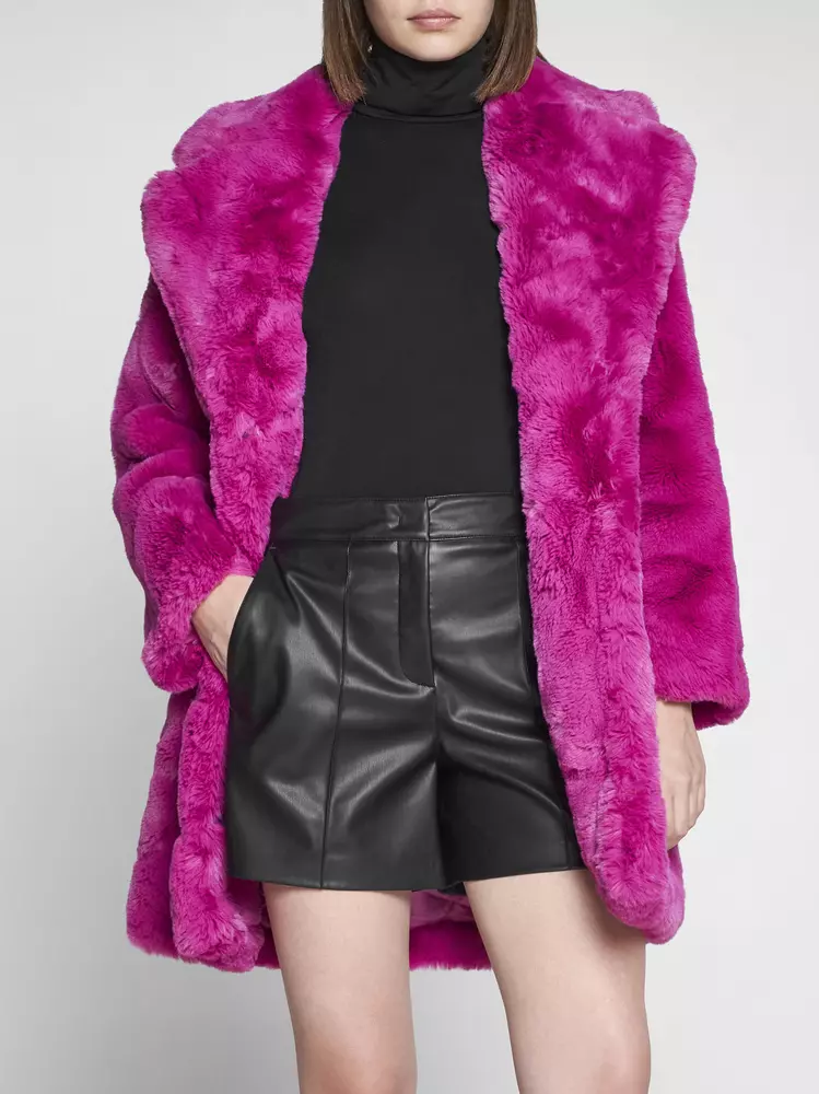 Apparis pink shop coat